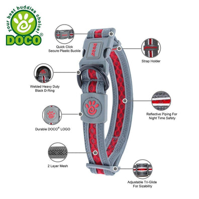 DOCO® Lunar Mesh Collar - www.docopet.com